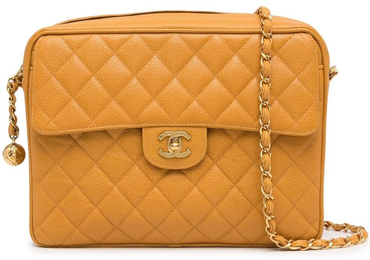 chanel purse brown