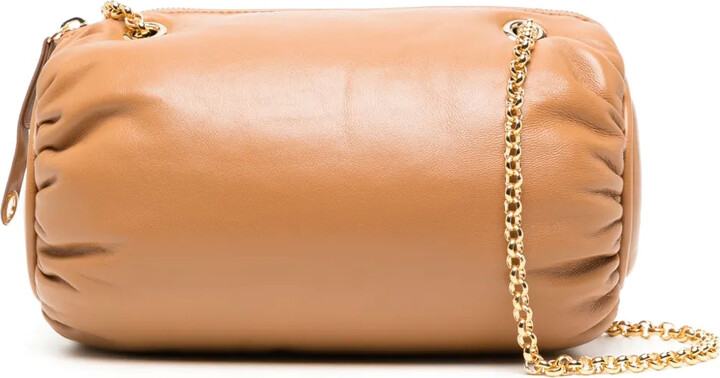 Marine Serre Pillow leather shoulder bag