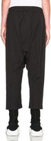 Thumbnail for your product : Rick Owens Drawstring Cropped Pants