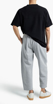 Thumbnail for your product : Opening Ceremony Pleated mélange cotton-fleece sweatpants