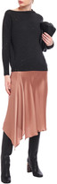 Thumbnail for your product : Brunello Cucinelli One-shoulder Sequined Cashmere And Silk-blend Sweater