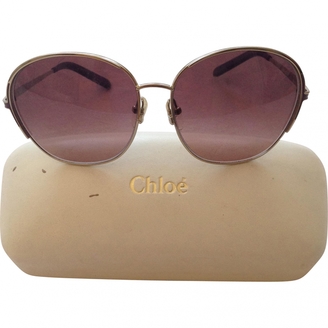 Chloé Purple Metal Sunglasses