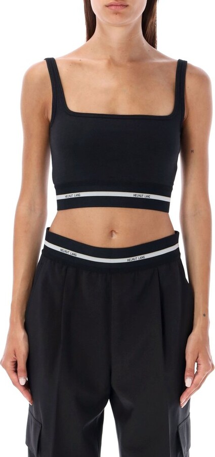 Helmut Lang Logo Band Cropped Top