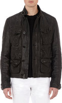 Thumbnail for your product : Ralph Lauren Black Label Denim Leather Utility Jacket
