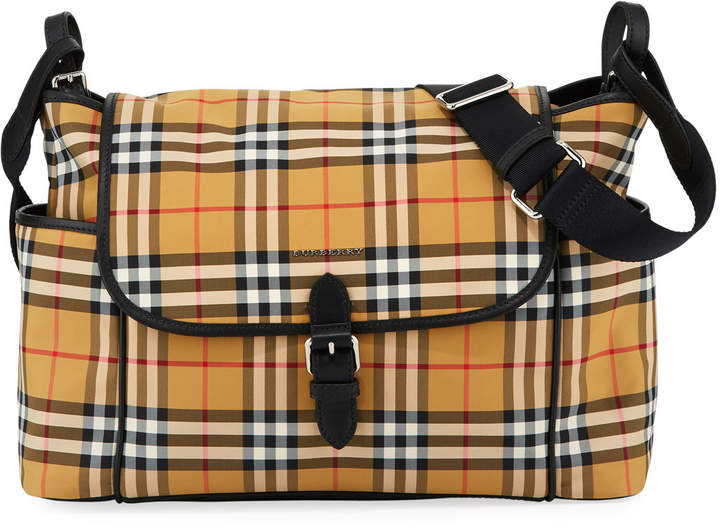 burberry flap diaper bag