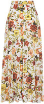 Thumbnail for your product : Zimmermann Zippy Basque Floral-print Silk-blend Maxi Skirt