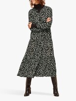 Thumbnail for your product : Whistles Daisy Spot Trapeze Dress, Black/White