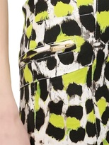 Thumbnail for your product : Just Cavalli Leopard Printed Cotton Drill Dress
