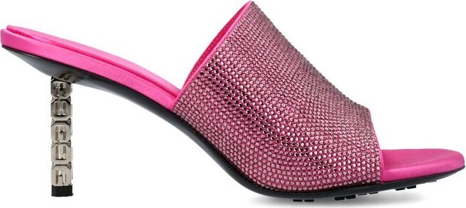 Givenchy Pastel Pink Leather G Clog Mules - ShopStyle