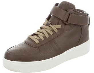 Celine Leather High-Top Sneakers w/ Tags