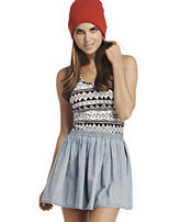 Thumbnail for your product : Wet Seal Black & White Tribal Tank