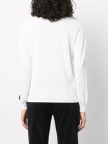 Thumbnail for your product : Liu Jo cut out-detail V-neck jumper