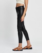 Thumbnail for your product : M.N.G - Women's Black Leggings - London PU Leggings - Size M at The Iconic