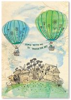 Thumbnail for your product : Americanflat Touch The Sky Green And Blue Print Art