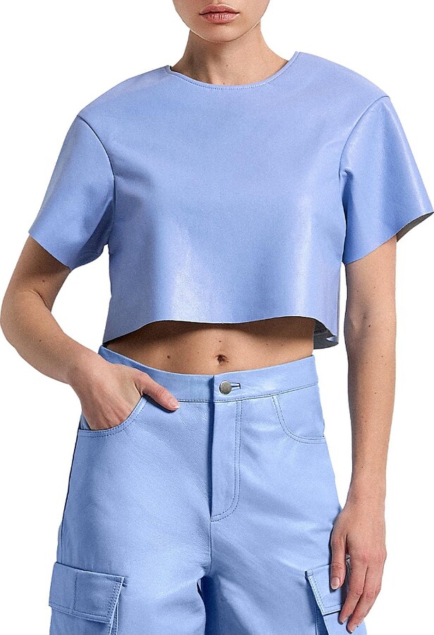 AS by DF Beck Recycled Leather Tee