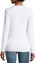 Thumbnail for your product : Majestic Soft Touch Long-Sleeve Crewneck Top