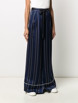 Thumbnail for your product : Tommy Hilfiger Wide-Leg Striped Trousers