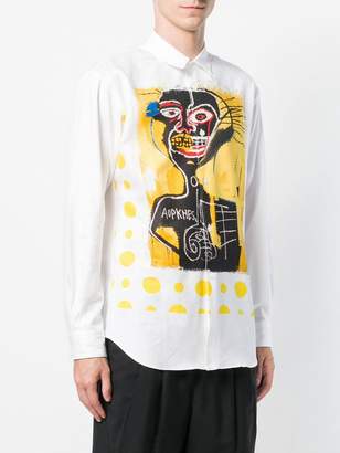 Comme des Garcons Shirt x Jean-Michel Basquiat printed shirt