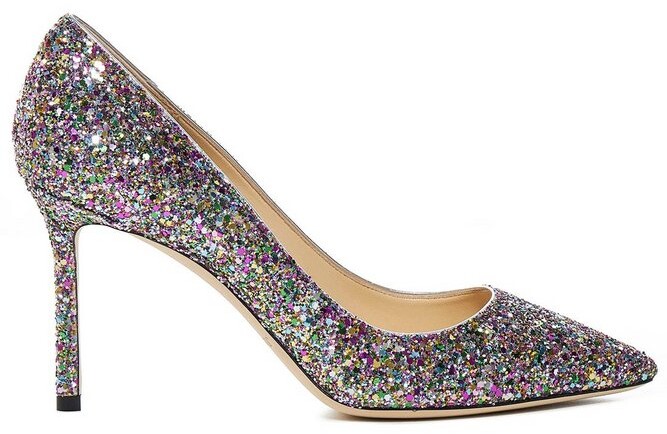 sparkly cheetah heels