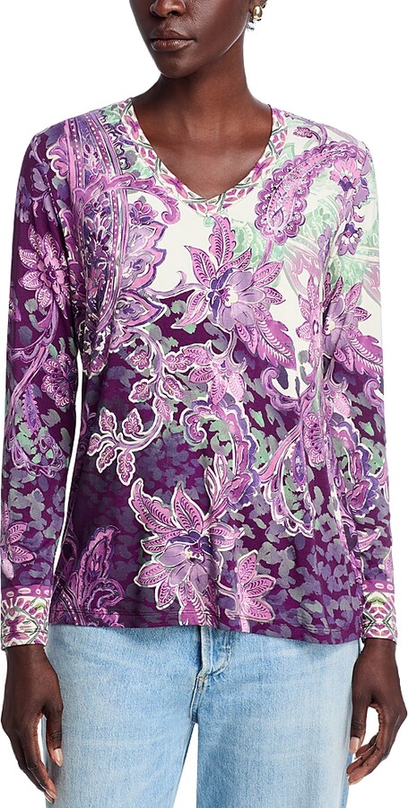 Johnny Was The Janie Favorite V-Neck Tee