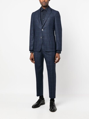 HUGO BOSS Check-Print Two-Piece Suit