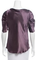 Thumbnail for your product : Adam Silk Pleated Top