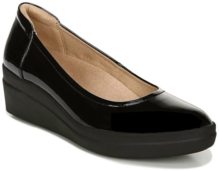 naturalizer black wedge
