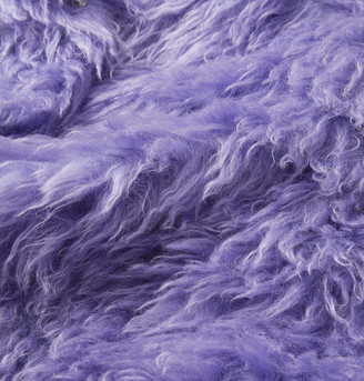 Prada Oversized Textured Mohair And Cotton-Blend Coat