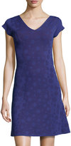 Thumbnail for your product : Marc New York 1609 Marc New York by Andrew Marc Dot Jacquard Fit-and-Flare Dress, Purple