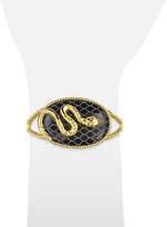 Thumbnail for your product : Just Cavalli Amazonia Gold Plated Bangle Bracelet