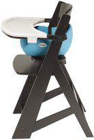 Thumbnail for your product : Keekaroo Height Right Highchair with Infant Insert and Tray - Aqua - Espresso Base