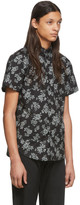 Thumbnail for your product : Naked and Famous Denim Black Floral Sketch Shirt