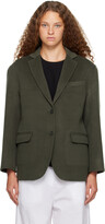 Thumbnail for your product : Anine Bing Green Quinn Blazer