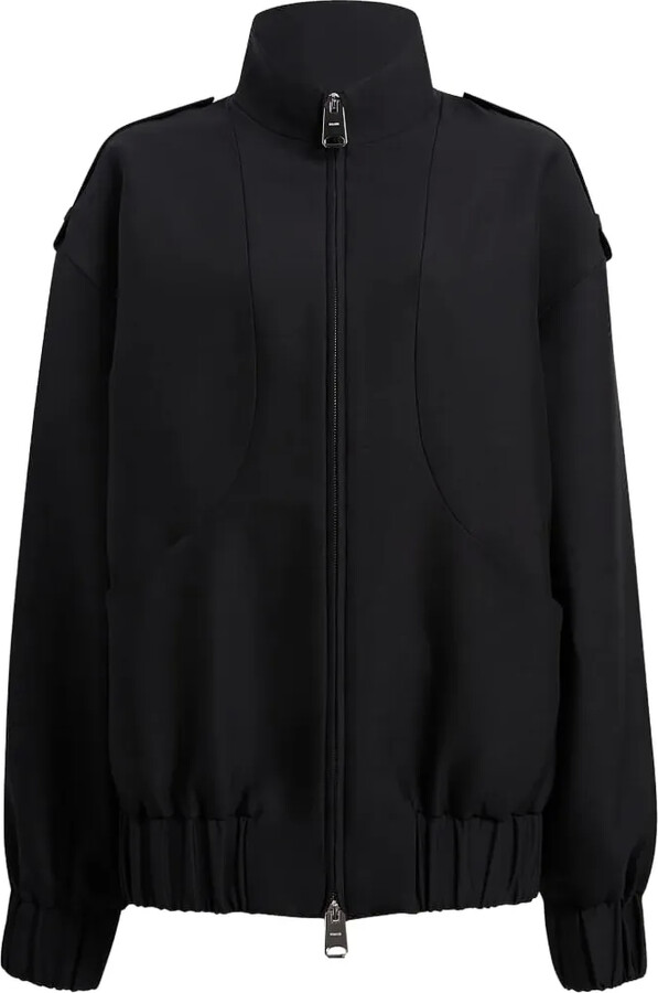 KHAITE Sigi zip high-neck bomber jacket