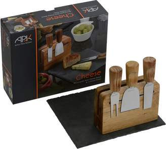 Arthur Price Slate Board with 3 Cheese Knives