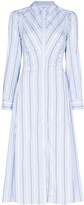 Thumbnail for your product : Evi Grintela Look7 stripe-pattern shirtdress