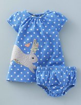Thumbnail for your product : Boden Spotty Appliqué Jersey Dress