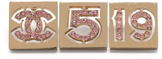 Chanel Pre Owned 2000s CC 5 19 three-set brooch
