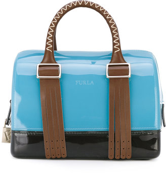 Furla Boston leather-trimmed tote - women - Leather/PVC - One Size