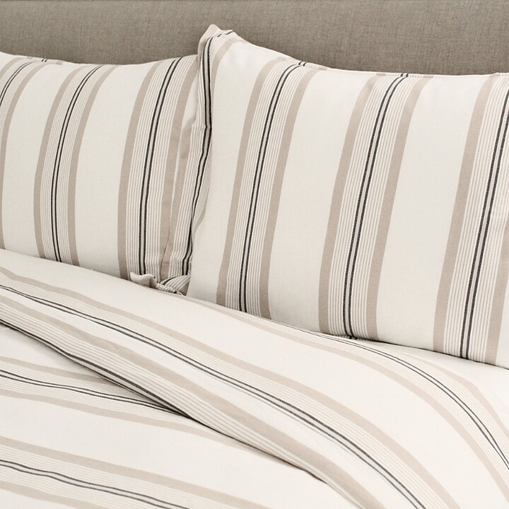 Ann Gish Beach Stripe Duvet Cover Set Queen