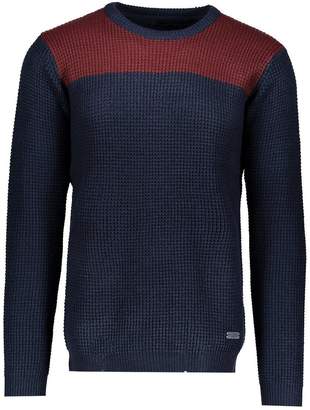 boohoo Colour Block Long Sleeve Knitted Jumper