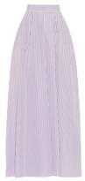 Rochas Striped cotton maxi skirt 