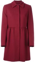 Red Valentino RED VALENTINO MANTEAU BOUTONNÉ À TAILLE FRONCÉE