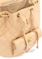 Thumbnail for your product : Chanel Pre Owned diamond quilted chain backpack