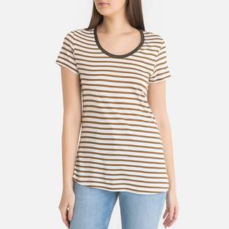 Maison Scotch Striped Short-Sleeved T-Shirt