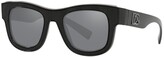Thumbnail for your product : Dolce & Gabbana Eyewear Logo-Detail Square-Frame Sunglasses