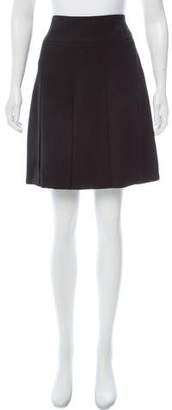 Burberry Pleated Wool Skirt