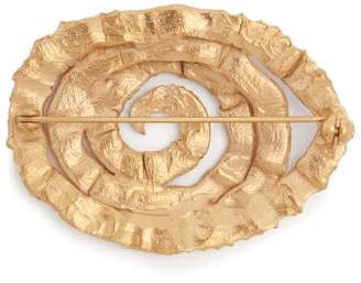 Orit Elhanati - Four Gold Plated Spiral Brooch - Womens - Gold