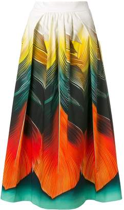 Mary Katrantzou Flight feather skirt