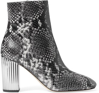 MICHAEL Michael Kors Porter Snake-Embossed Leather Boots - ShopStyle